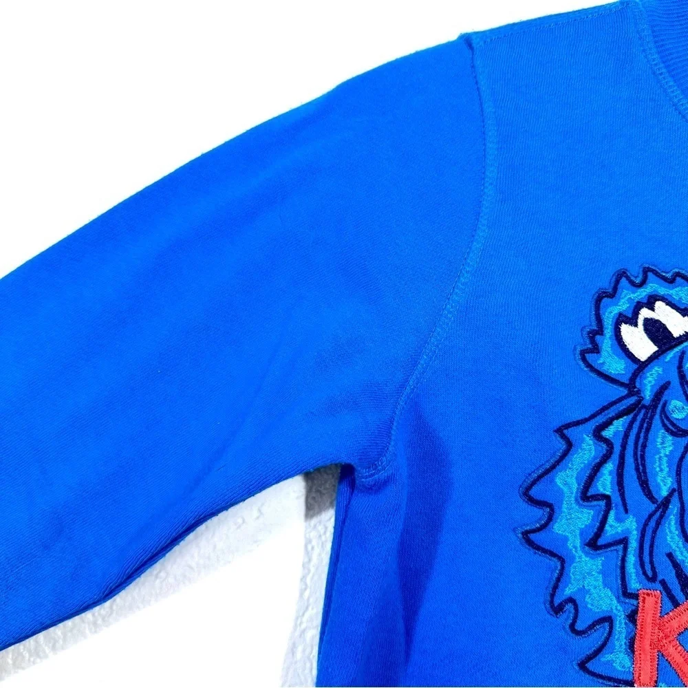 Kenzo Kids Tiger Embroidered Sweater in Blue Size 10 Boys